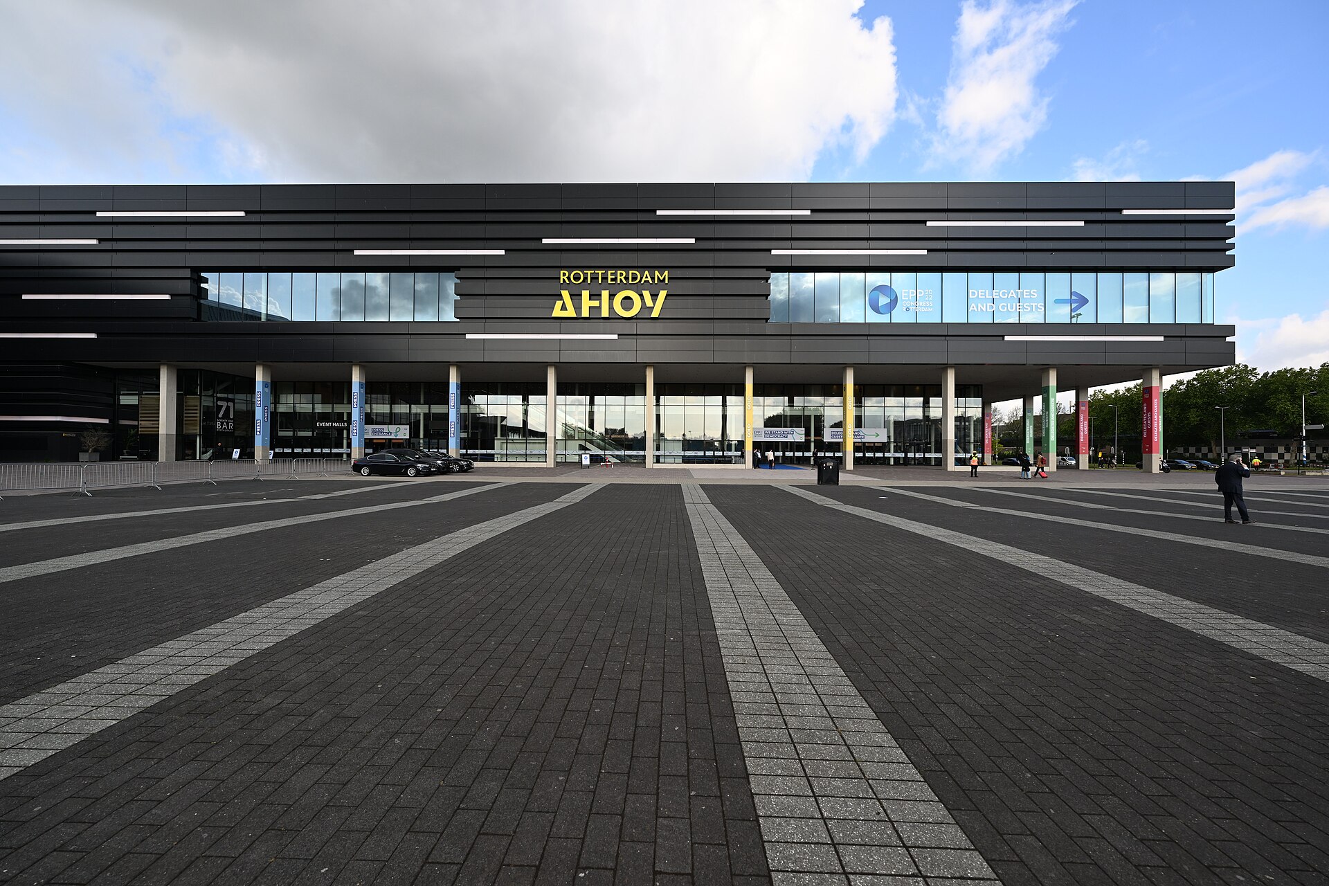 Выставочный центр Rotterdam Ahoy, 2022 год — снимок площадки, не самой ярмарки
