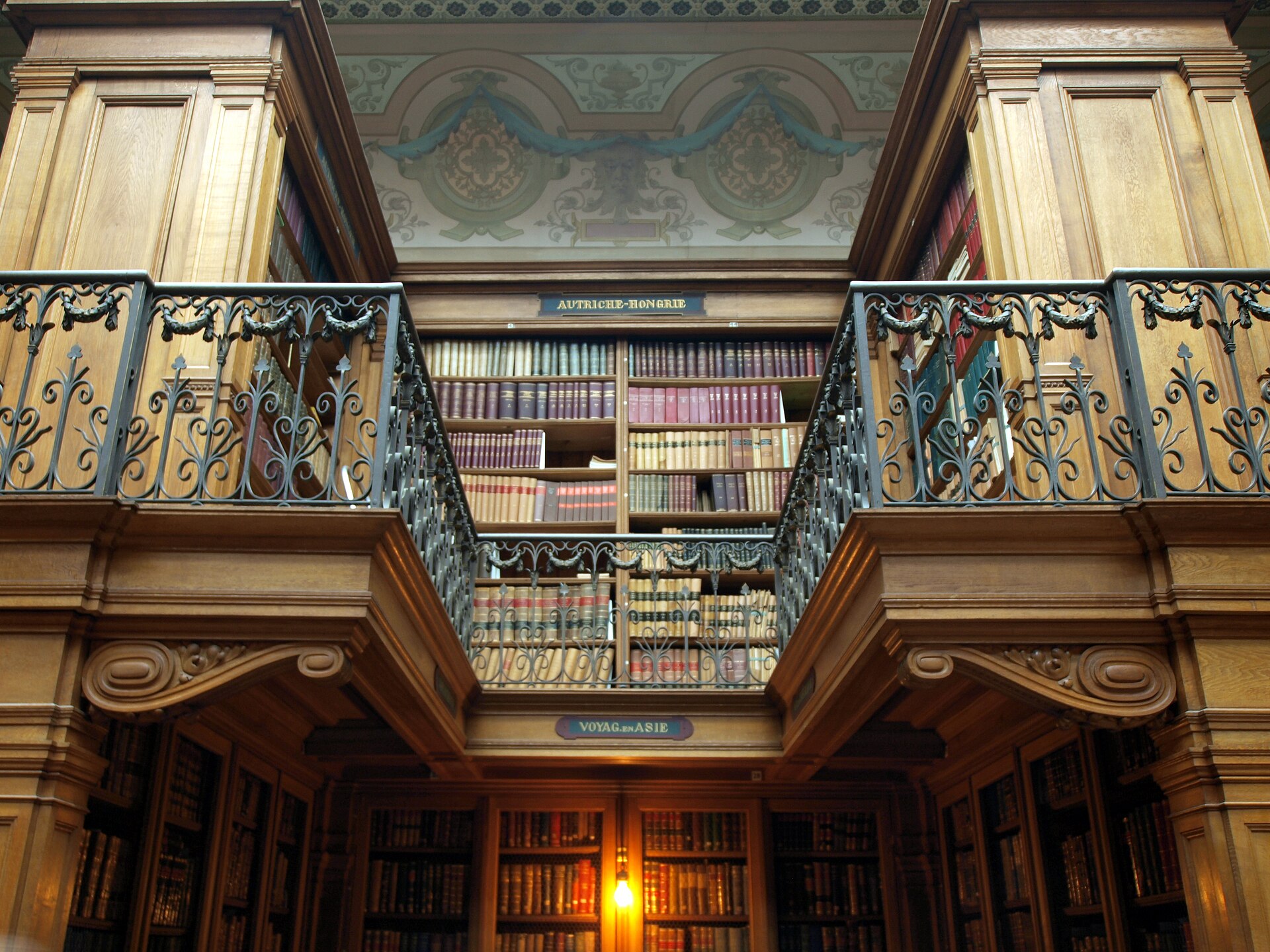 Bibliotheek Teylers Museum: галерея книжных шкафов библиотеки