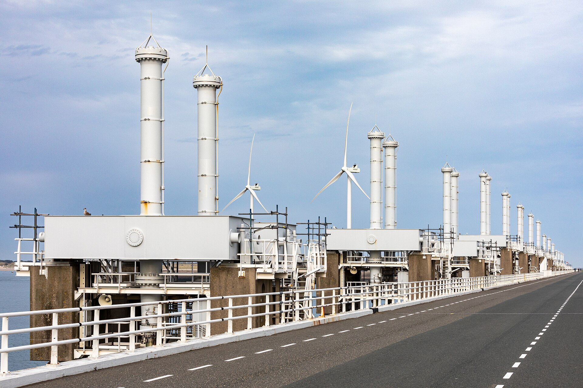 Oosterschelde: Штормовой барьер Oosterscheldekering