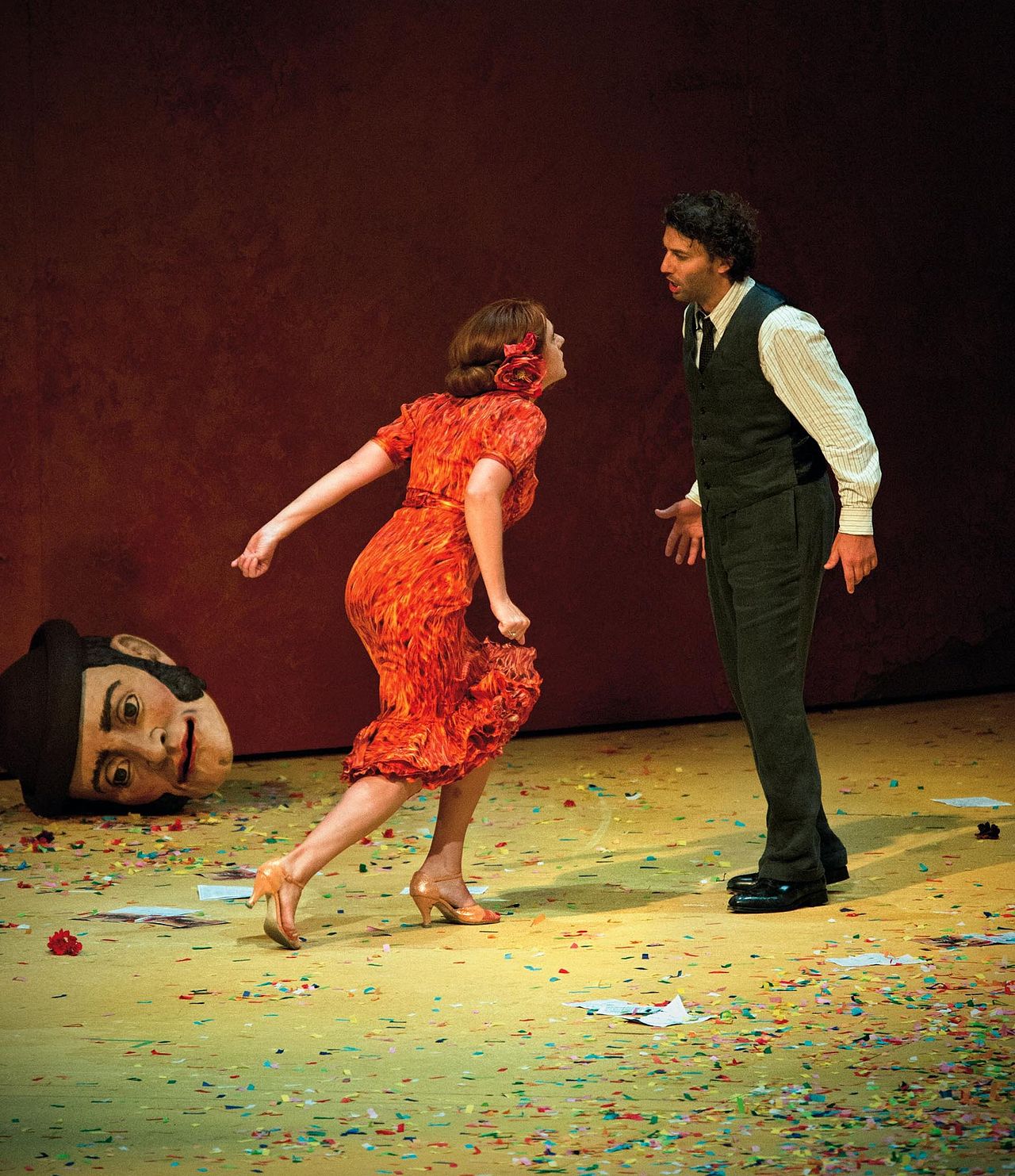 Magdalena Kožená и Jonas Kaufmann в «Кармен», Зальцбургский фестиваль, 2012